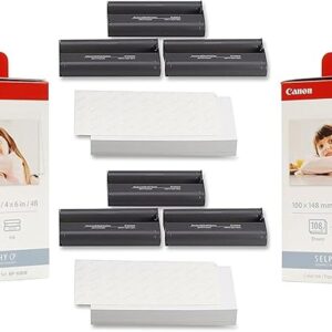 canon kp 108in photo paper red, white