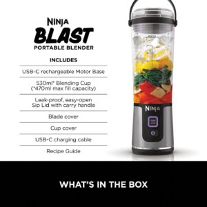 ninja blast portable blender, 530ml