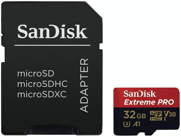 sandisk 32gb extreme pro microsdxc card